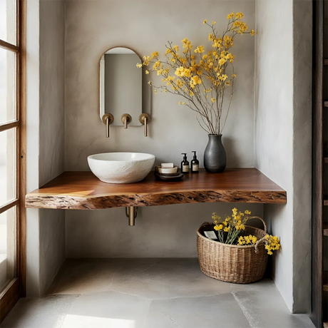 Floating Bathroom Vanities — Elevating Modern Living With Handcrafted Solid Wood Elegance