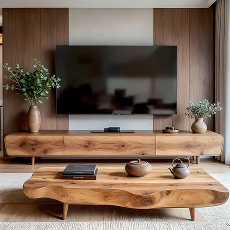 The Art of Modern Living: Handcrafted Solid Wood TV Stands That Redefine the Home